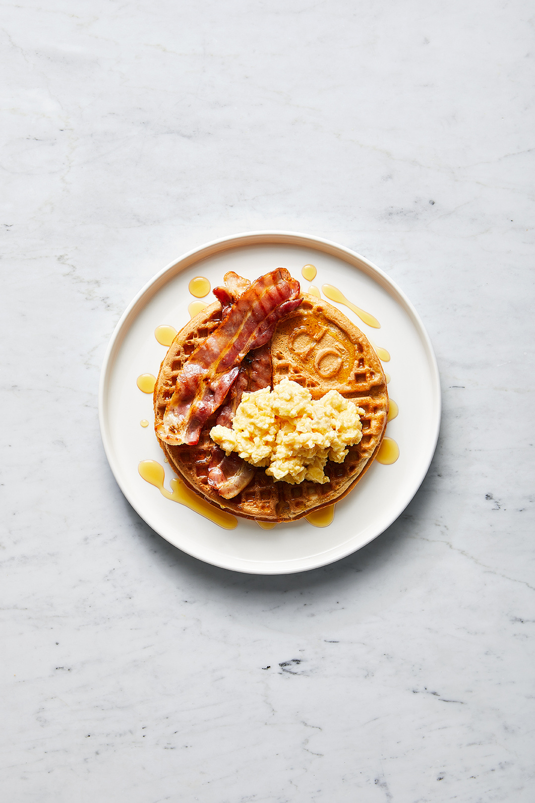 Branded waffles for Do Deli @ Hilton breakfast menu. Recipe development from Jane Alty for Stir Creative. Photography by London based food photographer Lol Johnson. Food and prop styling by Iona Blackshaw.