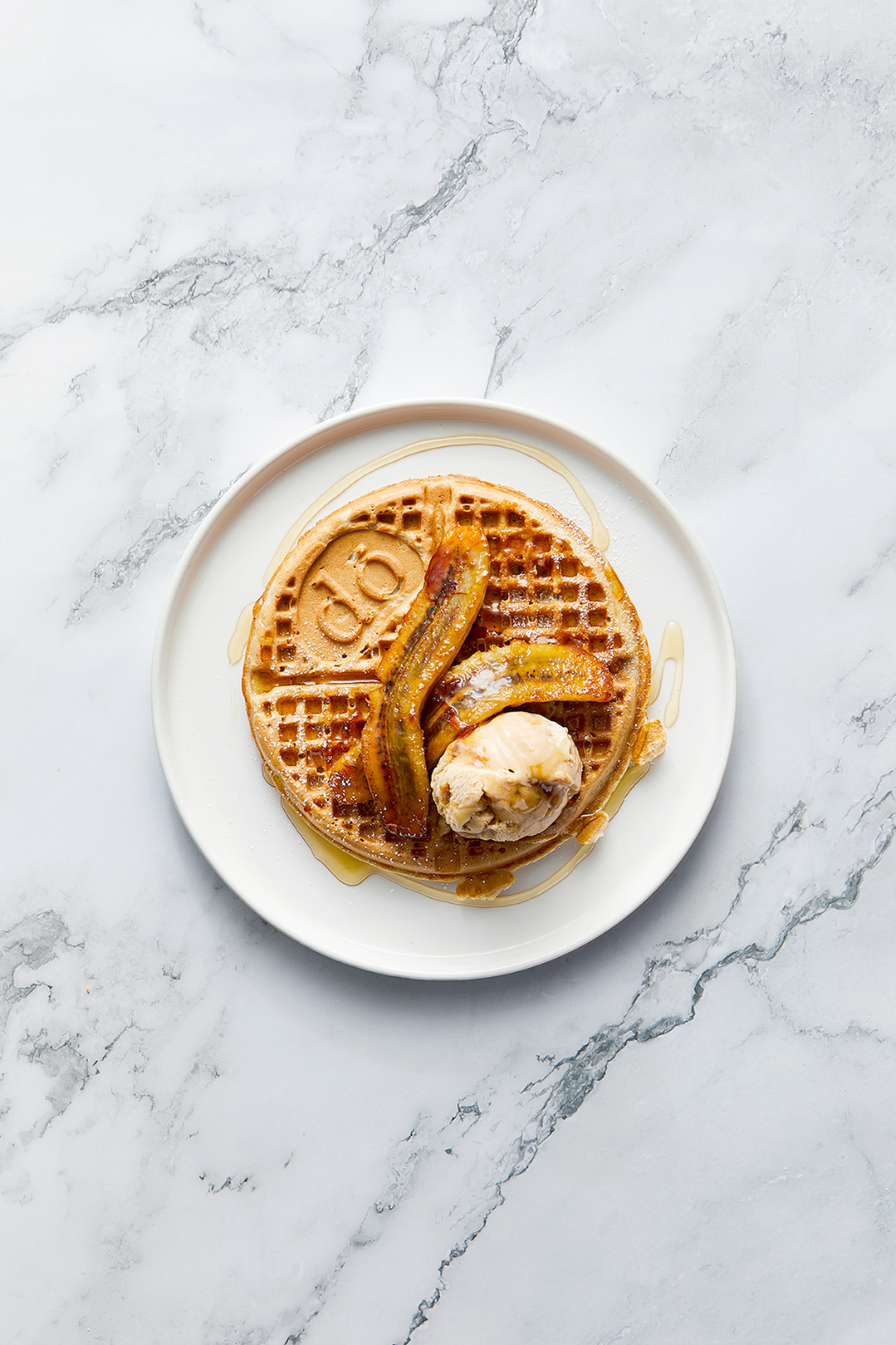 Branded waffles for Do Deli @ Hilton breakfast menu. Recipe development from Jane Alty for Stir Creative. Photography by London based food photographer Lol Johnson. Food and prop styling by Iona Blackshaw.
