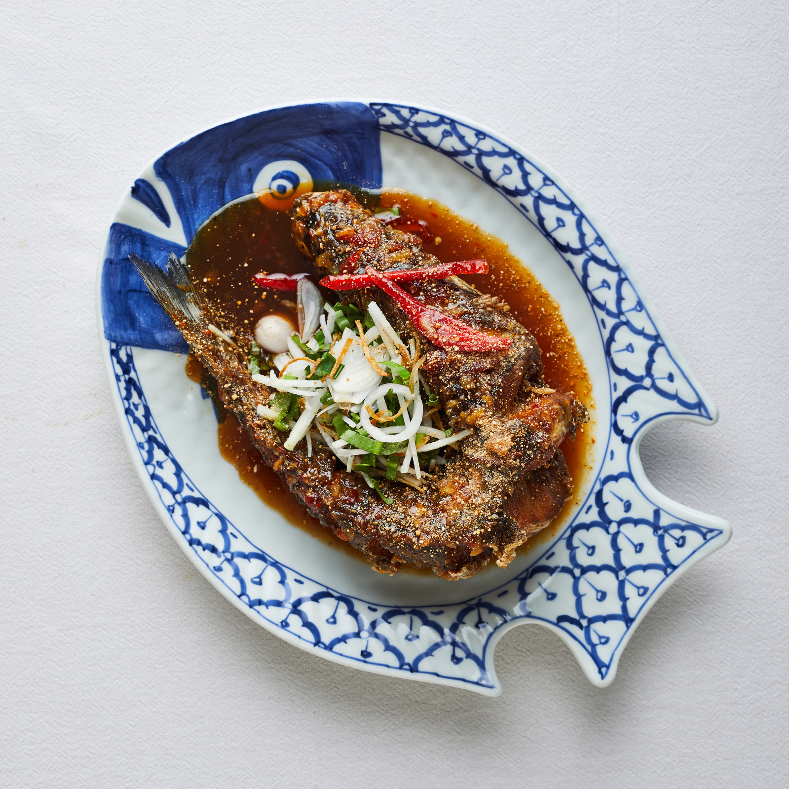 Still life imagery of menu items from acclaimed Thai restaurant The Begging Bowl, developed by head chef and co owner Jane Alty. Photography by London based food photographer Lol Johnson.