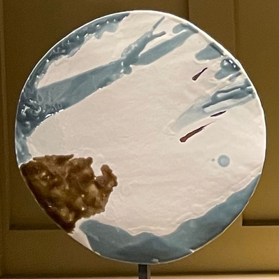 Banquise, porcelaine, 32cm 
