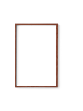 Walnut frame 400x600mm will full bleed
