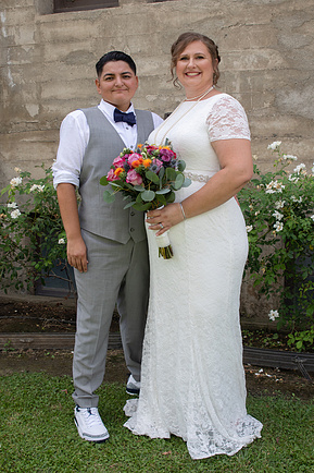 LGBTQ wedding photograph