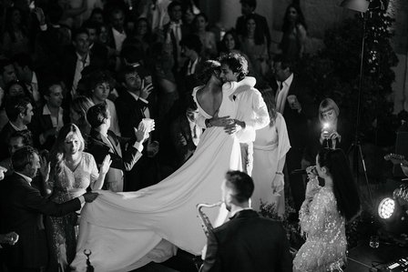 Couple dancing at Borgo San Marco Fasano