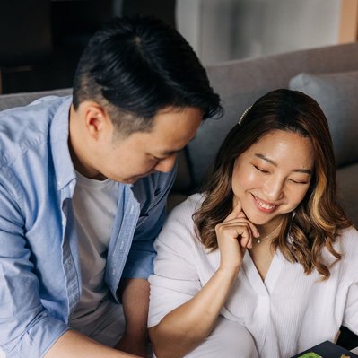 documentary style at home engagement photography session near philadelphia