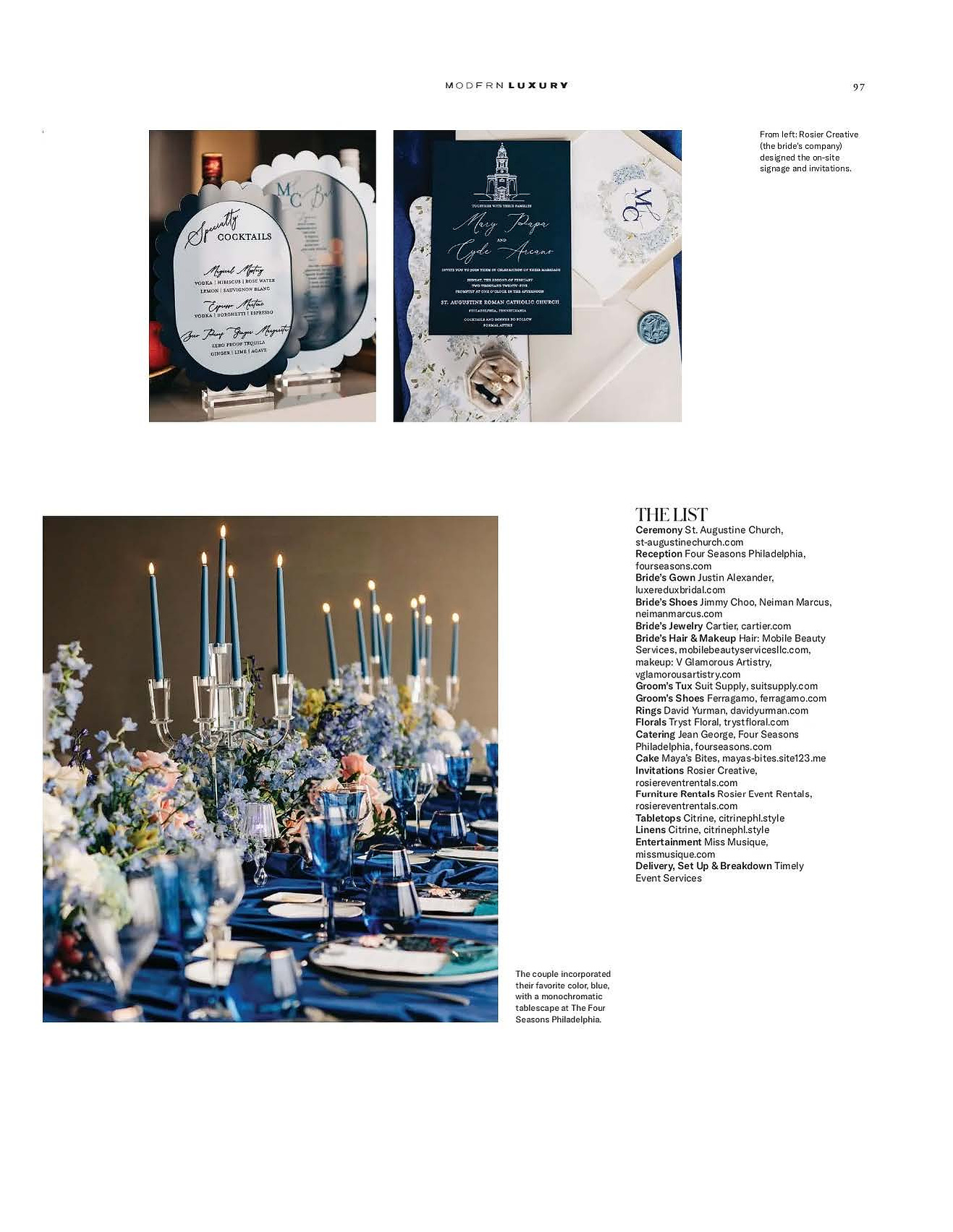 Modern Luxury Weddings Philadelphia