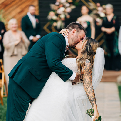 Pocono Pines Pennsylvania Boho Chic Wedding
