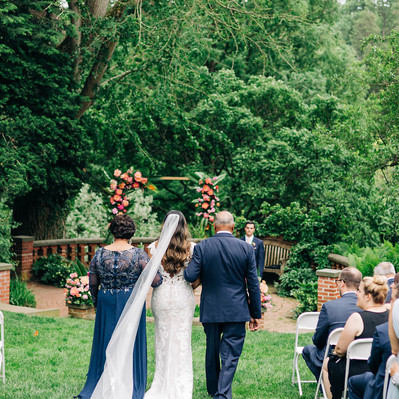multicultural coloful morris arboretum wedding