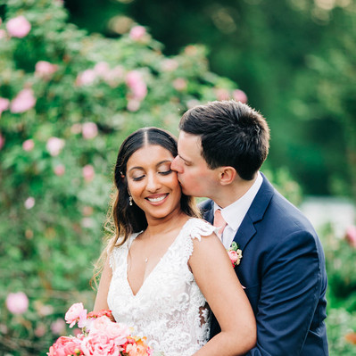 multicultural coloful morris arboretum wedding