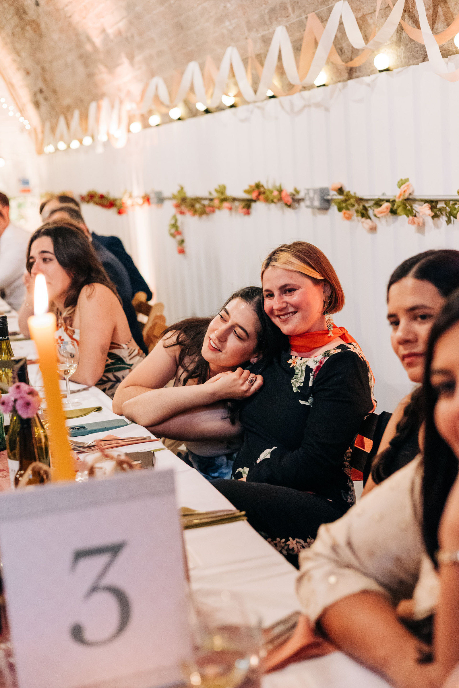 amp studios london wedding reception party dinner candid documentary wedding photography