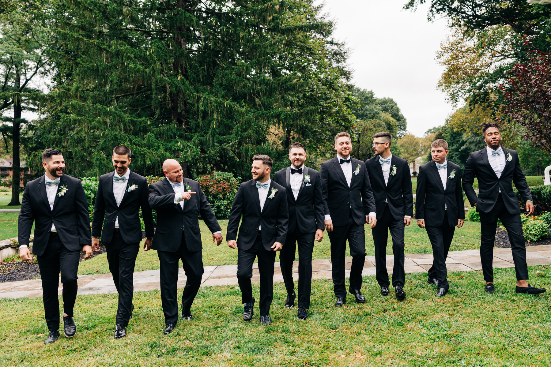 groomsmen glenhardie country club wedding near philadelphia on the main line pennsylvania luxury wedding