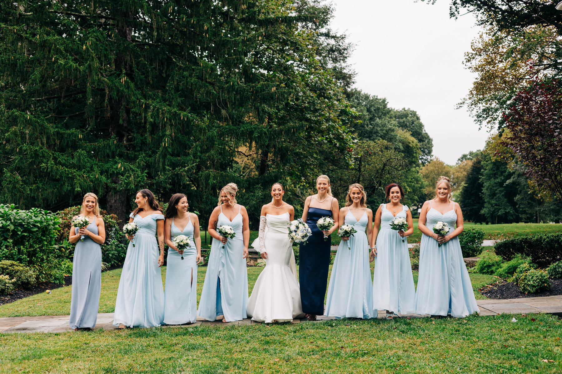bridesmaids glenhardie country club wedding near philadelphia on the main line pennsylvania luxury wedding