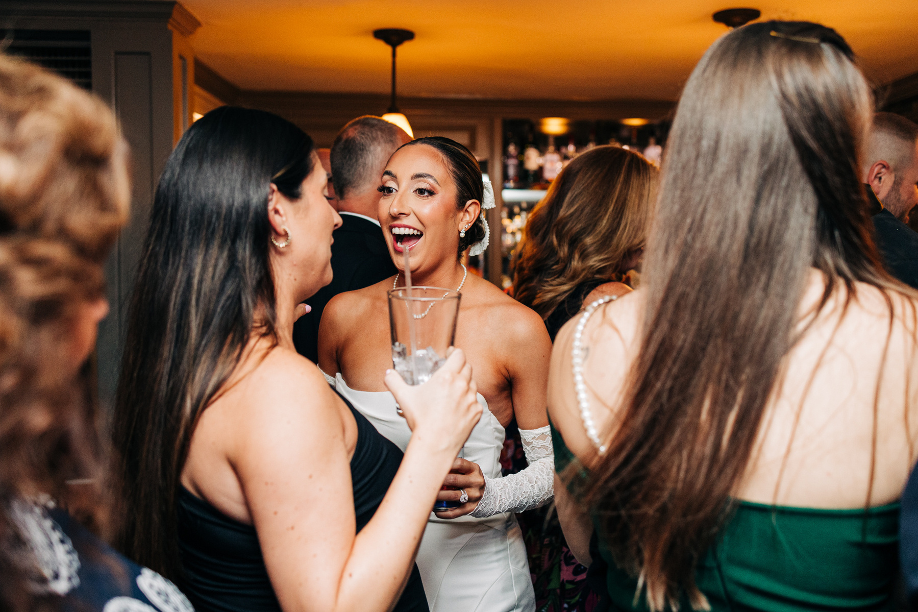 cocktail hour glenhardie country club wedding near philadelphia on the main line pennsylvania 