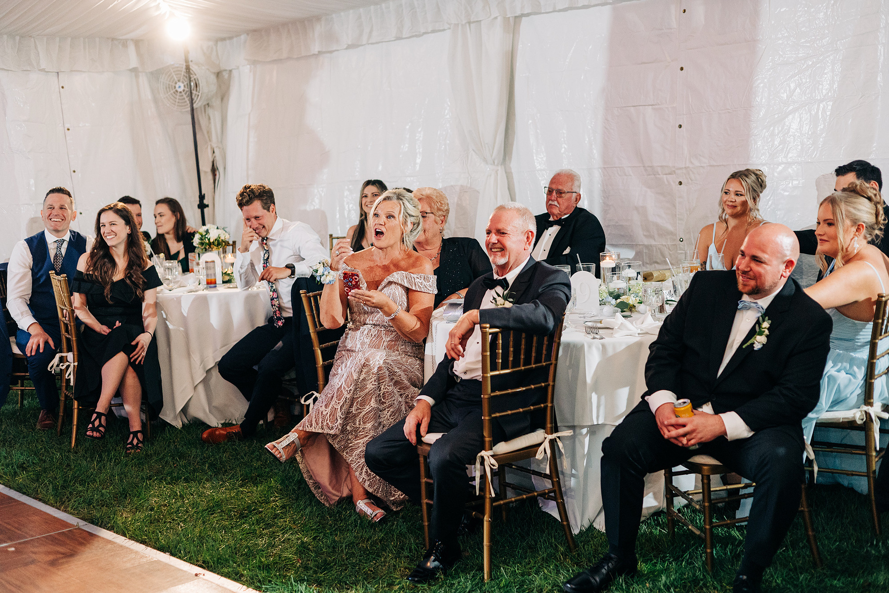tented wedding reception at glenhardie country club near philadelphia pennsylvania main line chester county