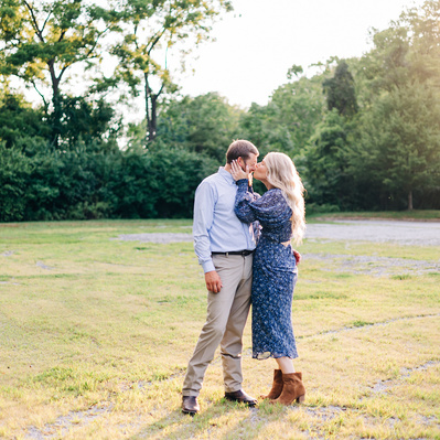 Valley Forge PA Engagement Photoshoot at Golden Hour