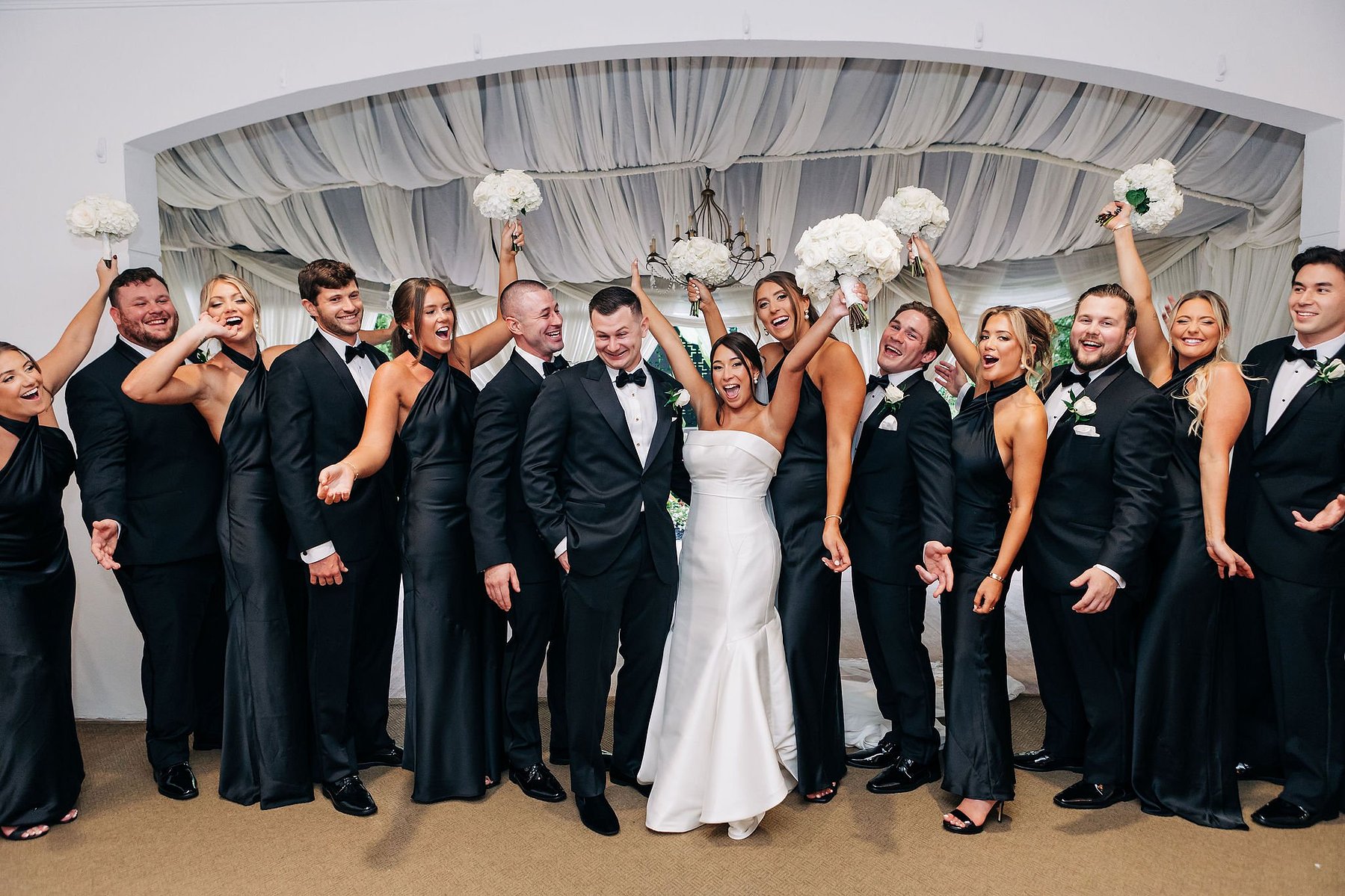 lambertville inn new jersey wedding photography wedding party