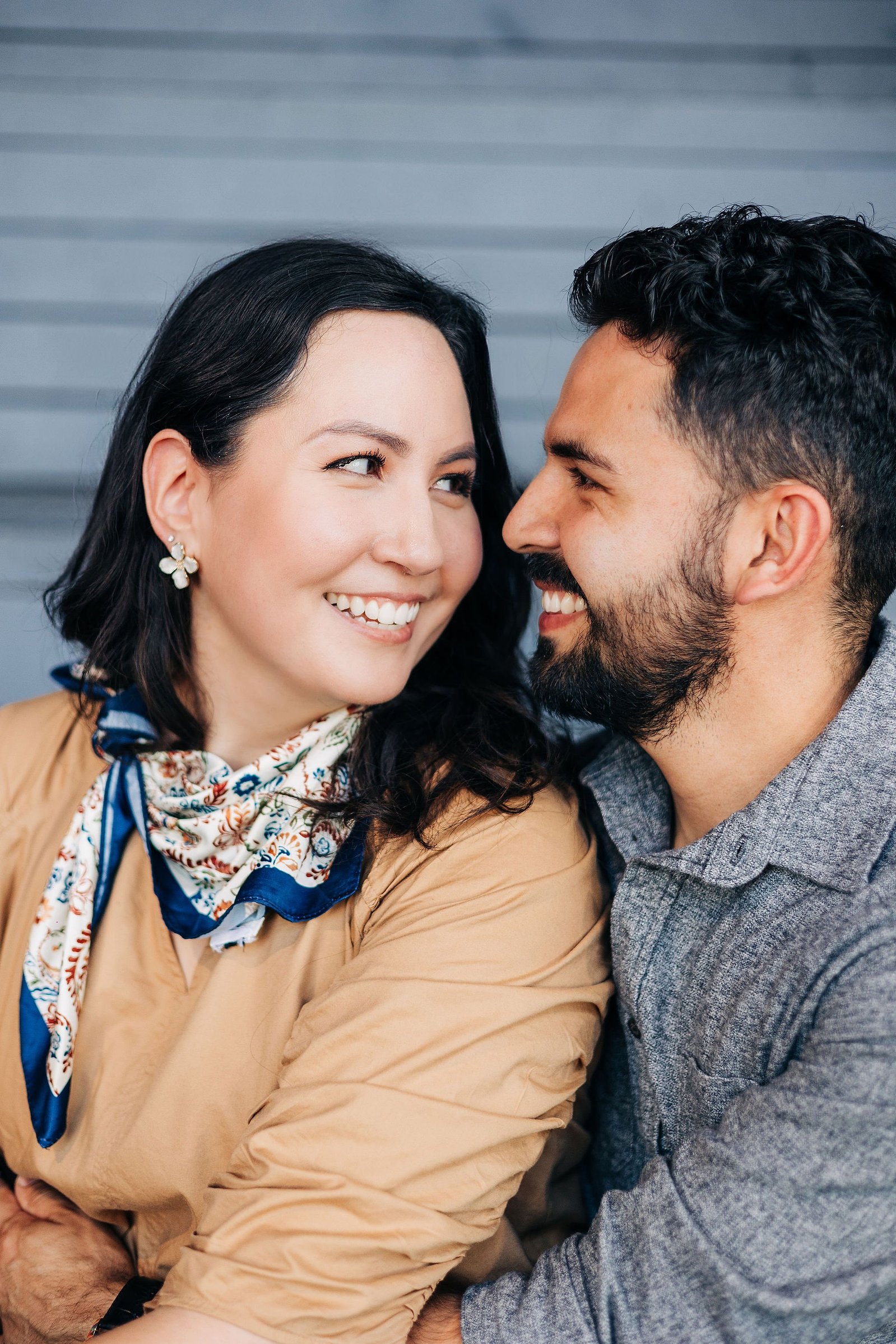 Philadelphia engagement photography session at Cherry Street Pier 