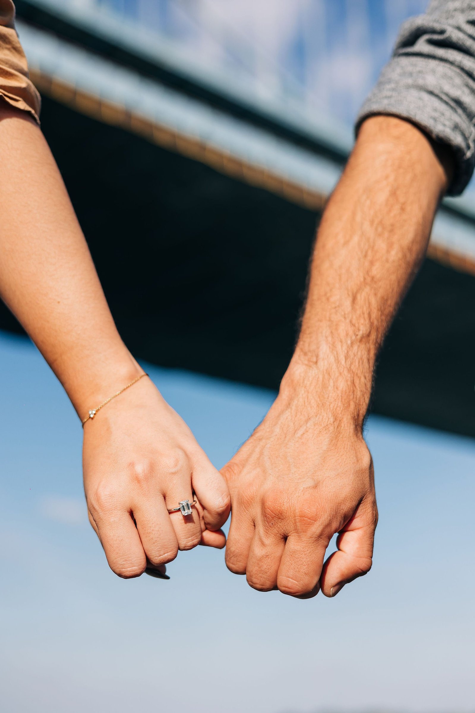 Philadelphia engagement photography session at Cherry Street Pier 