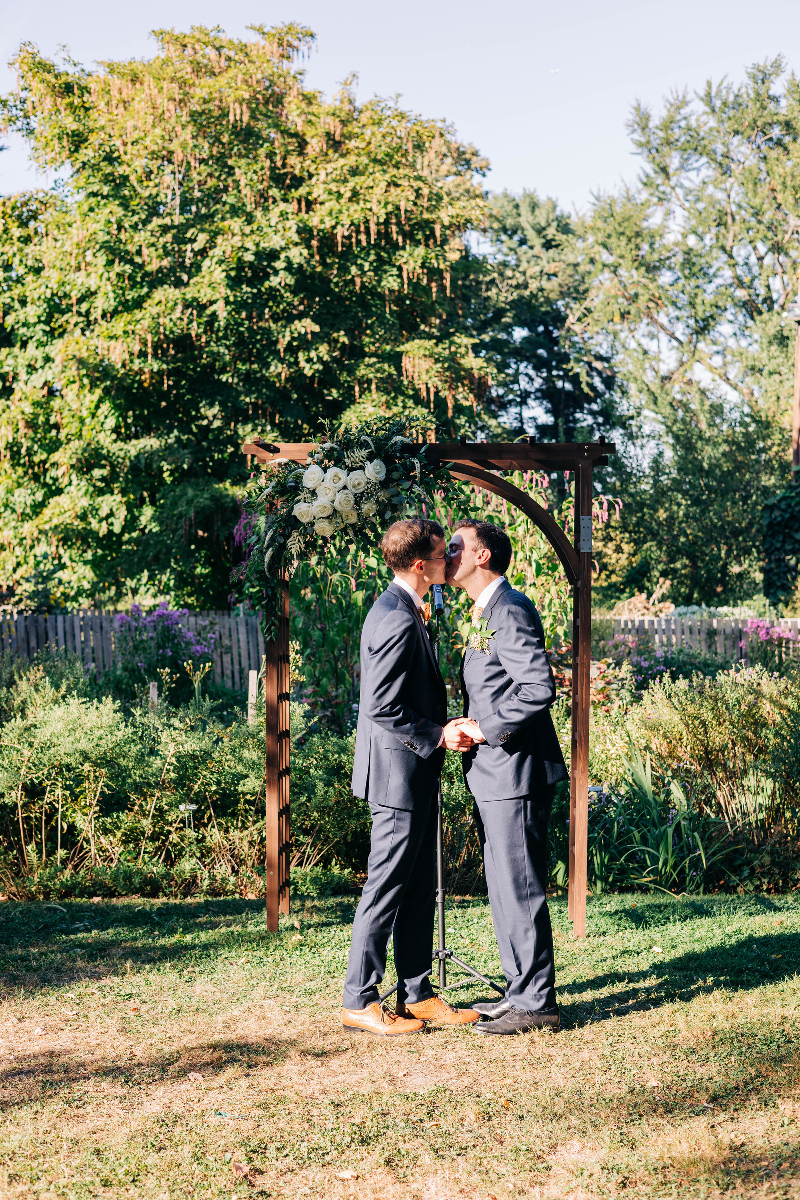 bartram's garden philadelphia lgbtq wedding photography
