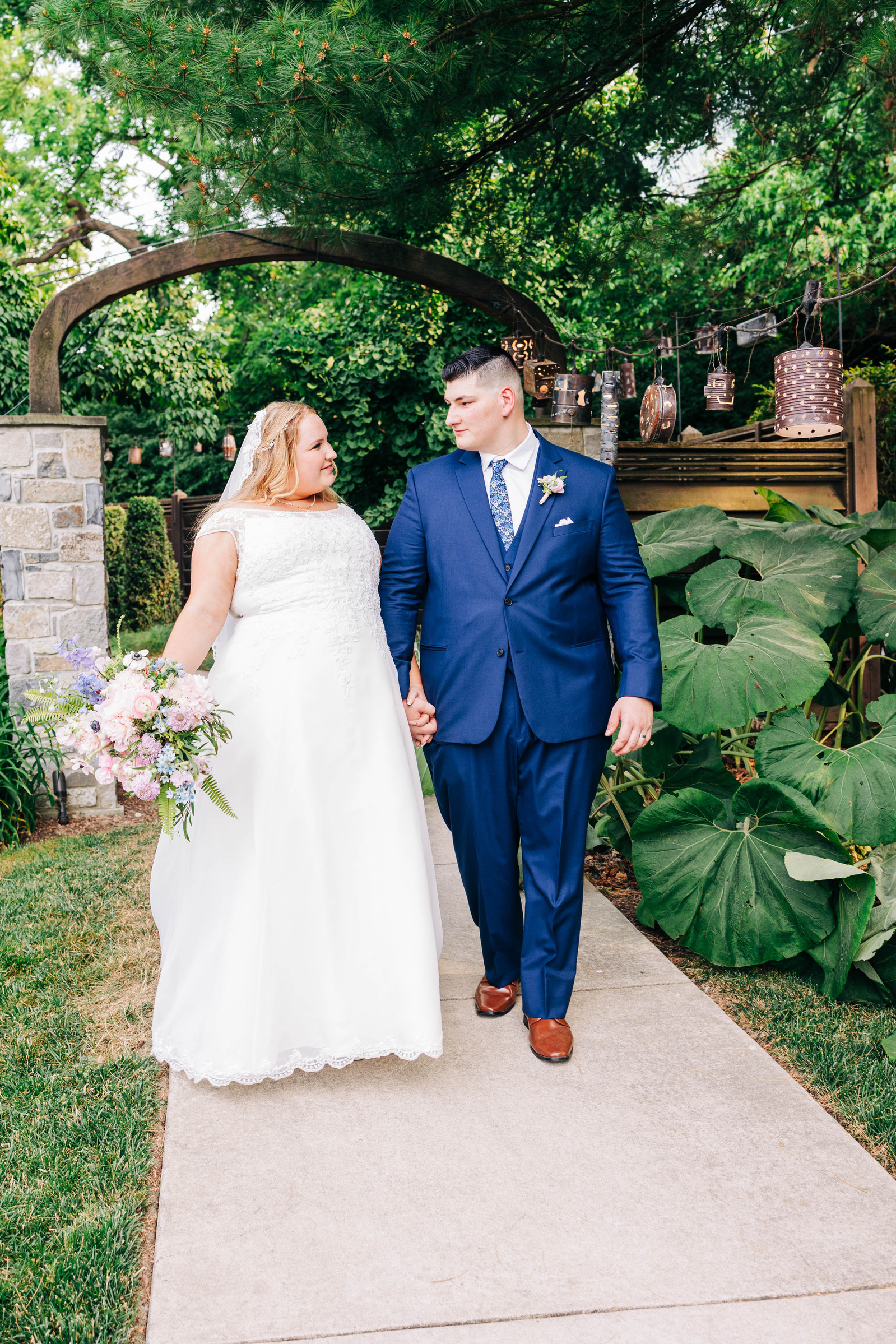 springtime garden fairytale wedding 