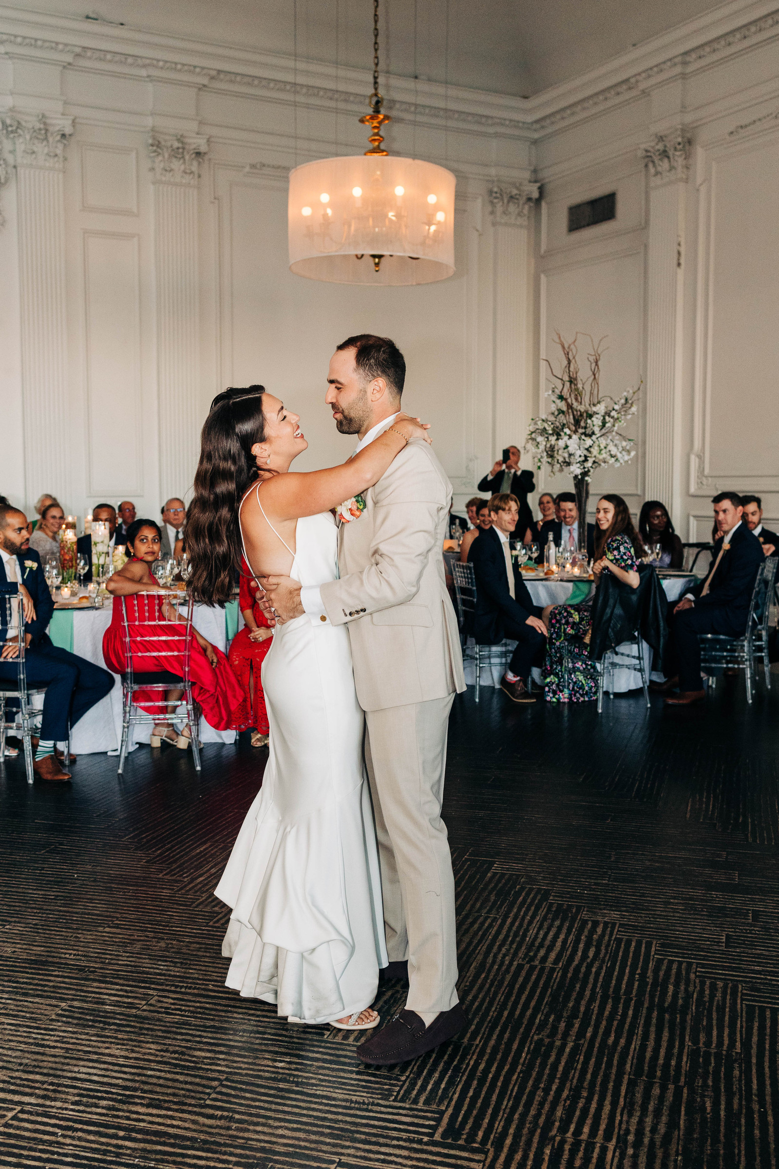 wedding reception first dance at the downtown club by cescaphe in philadelphia