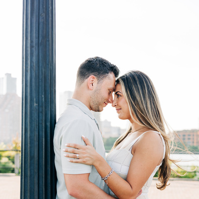 Liberty State Park Jersey City New York City Proposal Engagement Photo Shoot