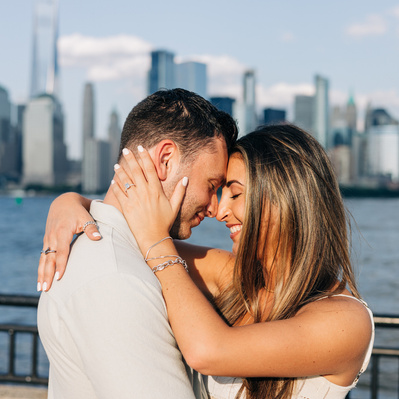 Liberty State Park Jersey City New York City Proposal Engagement Photo Shoot