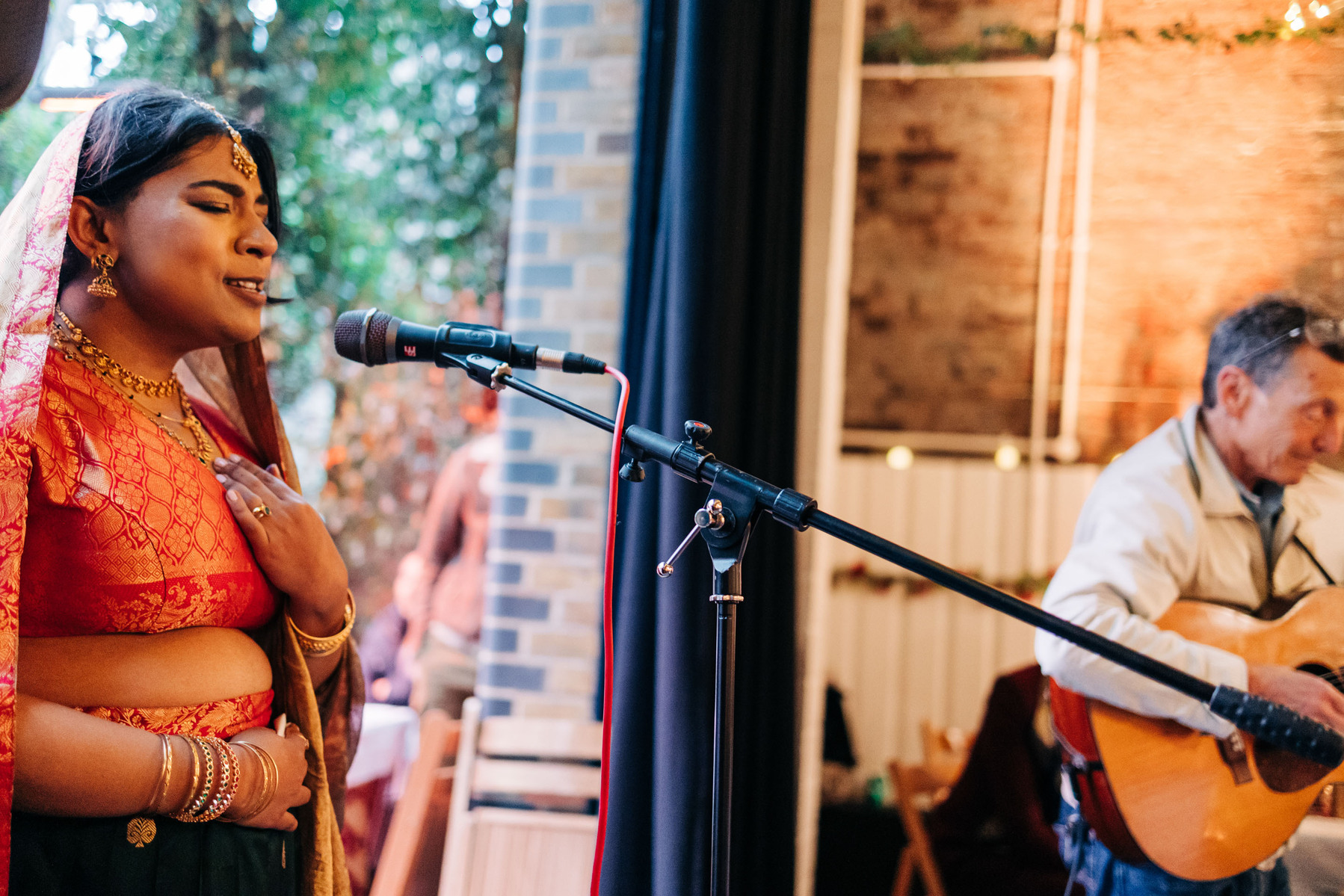 amp studios london wedding reception party dinner candid documentary wedding photography