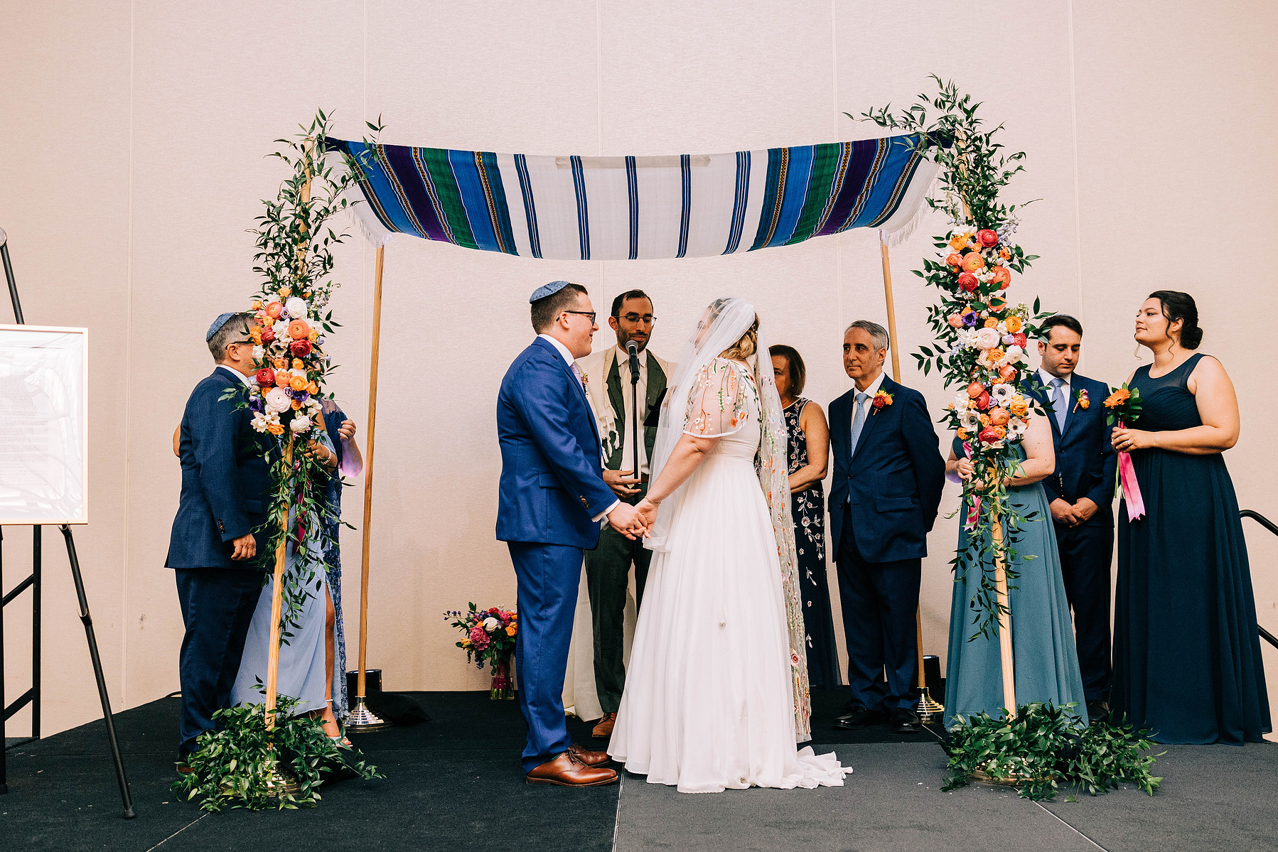 center city philly jewish wedding at philadelphia marriott downtown 