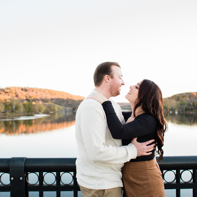 New Hope Pennsylvania Engagement Photoshoot 