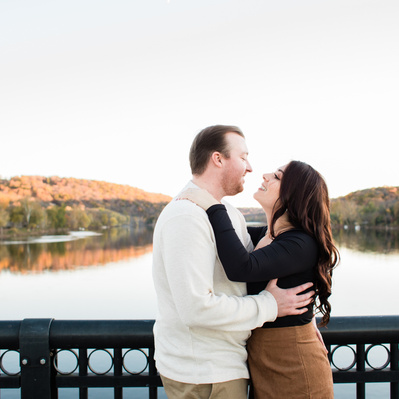 New Hope Pennsylvania Engagement Photoshoot 