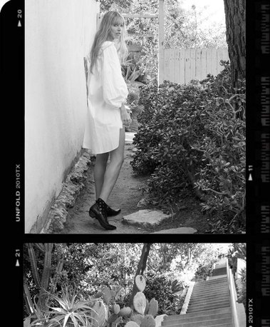 Self-portrait of fashion photographer Petra Ford, shot in Los Angeles