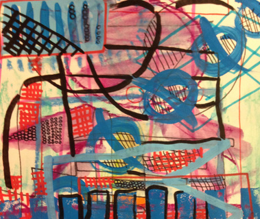 'La Ciudad' Collaboration with La Casa De Carlota, Mixed Media