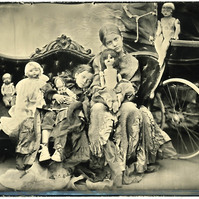 wet plate portrait child storybook fantasy