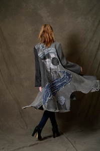 Vincent Coat by #lozlimited Australia - call 0431 741 739
model: Sam Frew - photography Terence Bogue  0412 977 511

http://eluxemagazine.com/fashion/upcycled-patchwork-jeans/