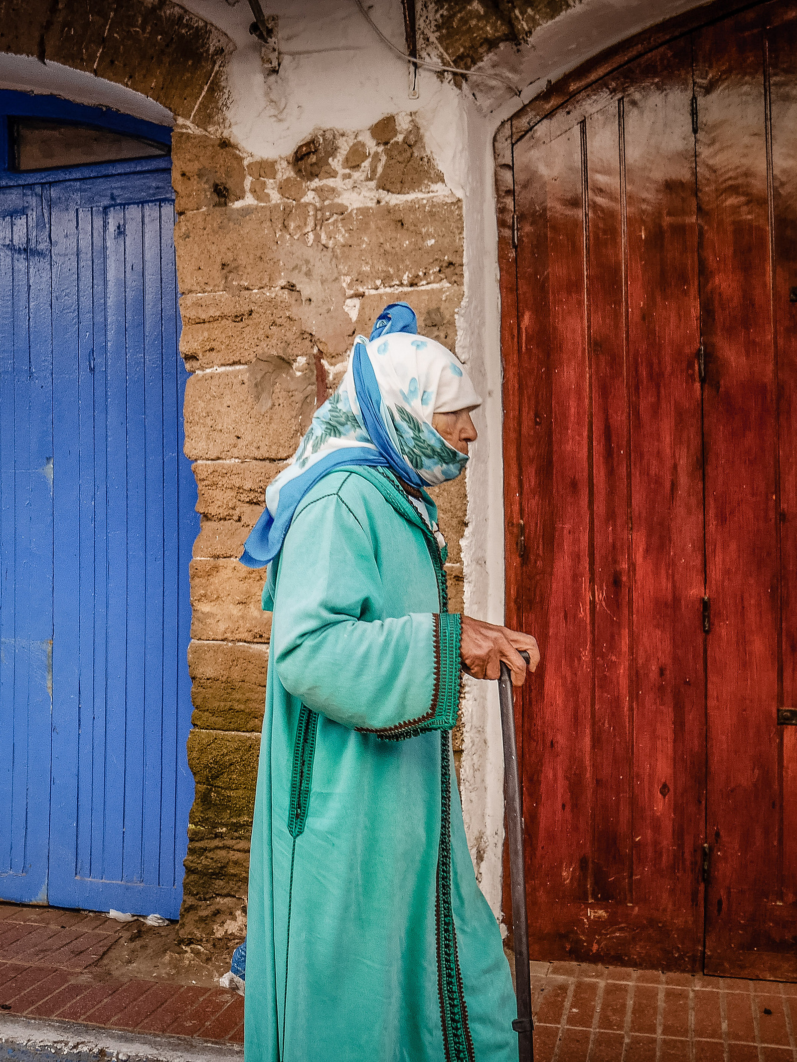 Une vieille femme marocaine.