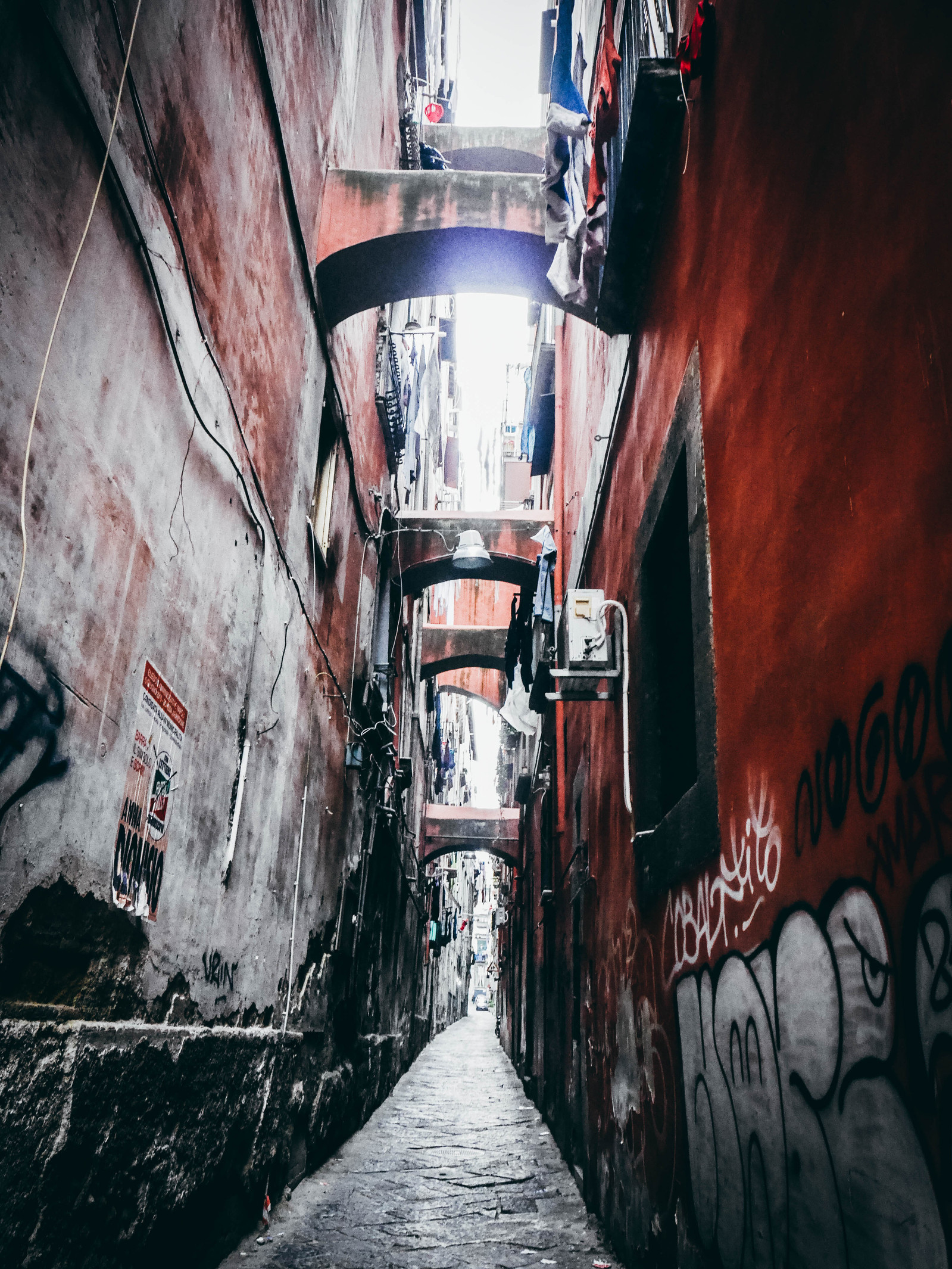 Une ruelle en Italie.