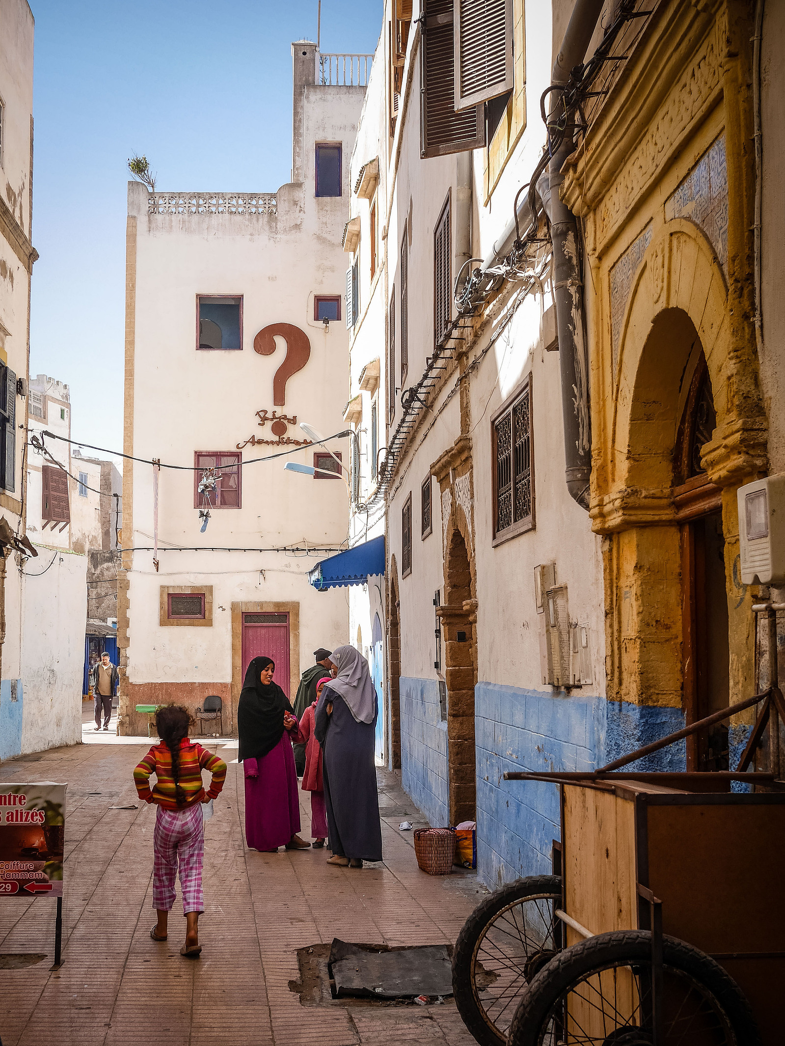 Une ruelle au Maroc.