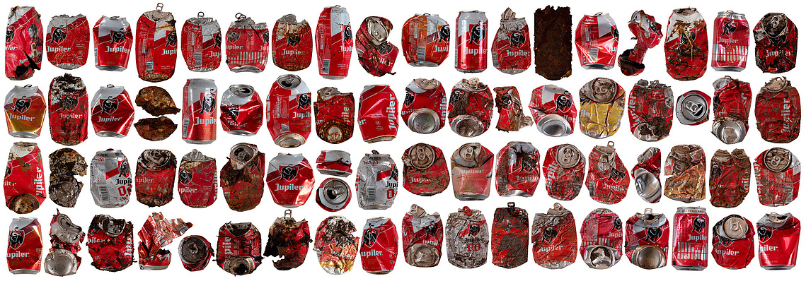 Exploration visuelle : les canettes de bière Jupiler délaissées à Celles, Belgique - Gautier Le Roch