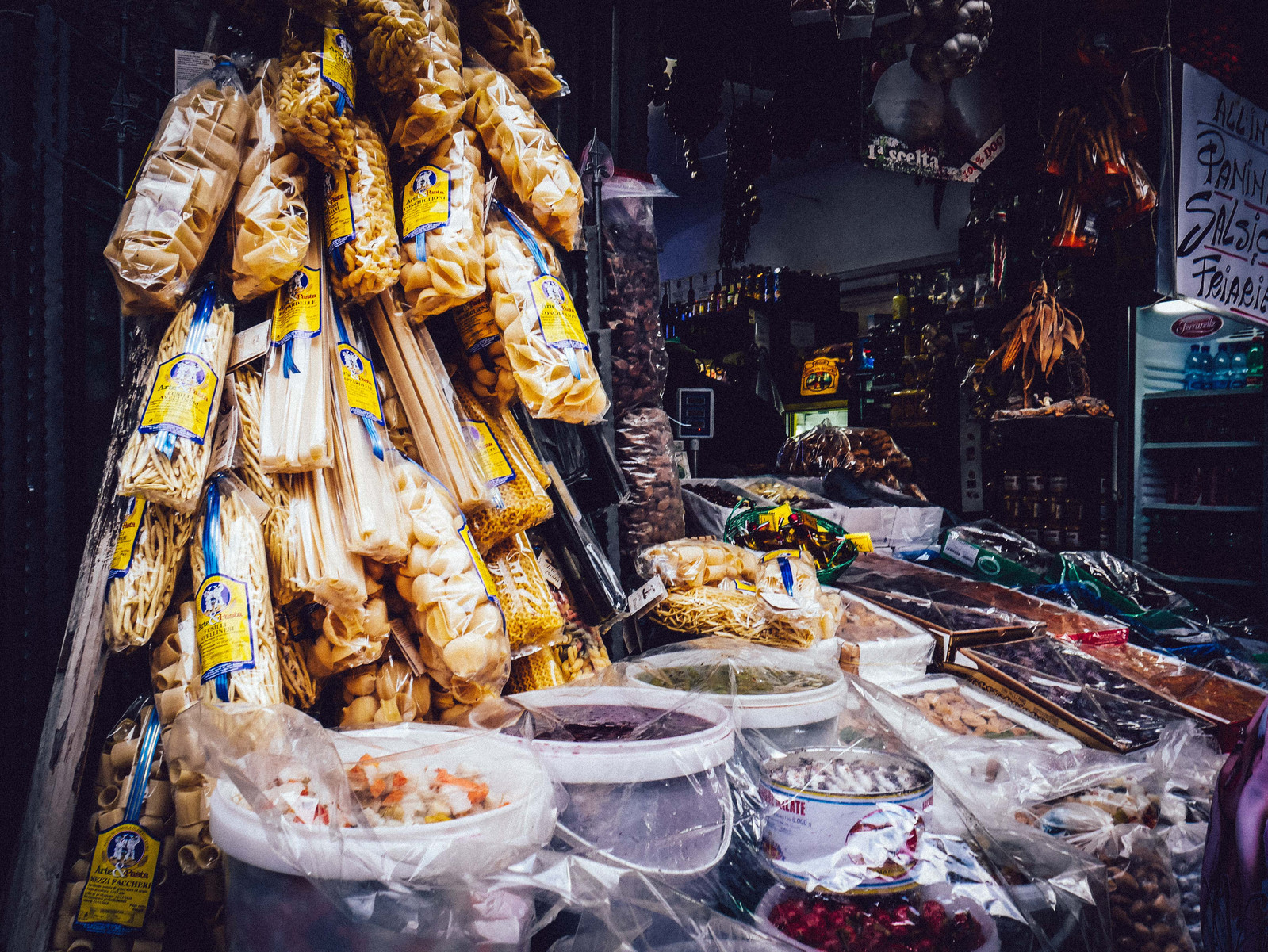 Un commerce de spécialité italienne.