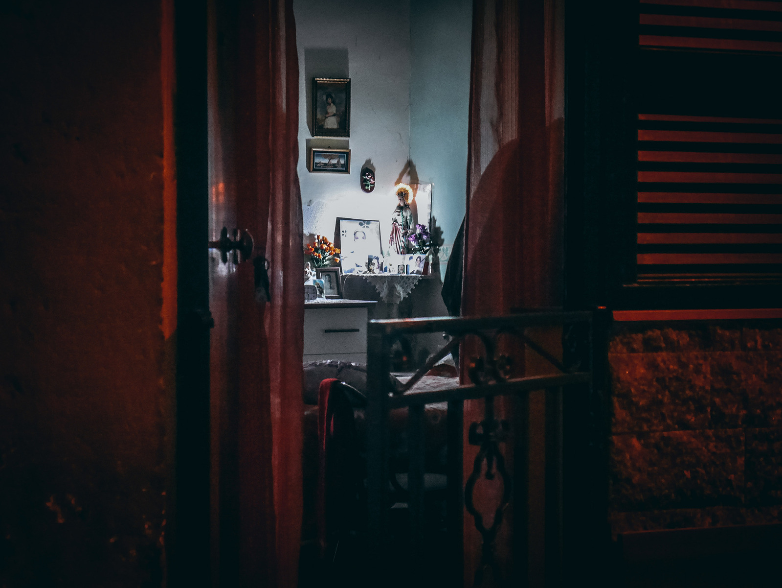 L'intérieur d'un appartement à Naples.