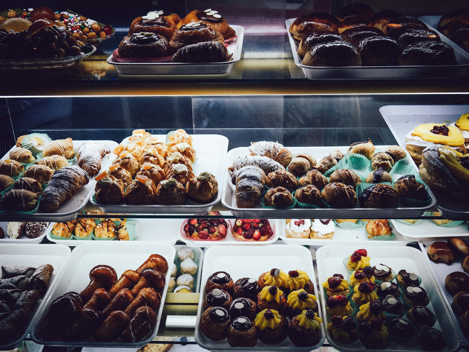 Des pâtisseries italienne.