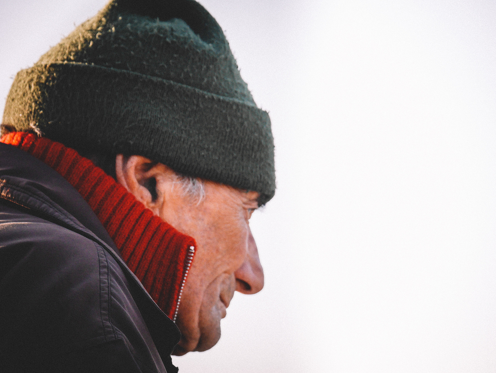 Portrait d'un vieux pécheur.