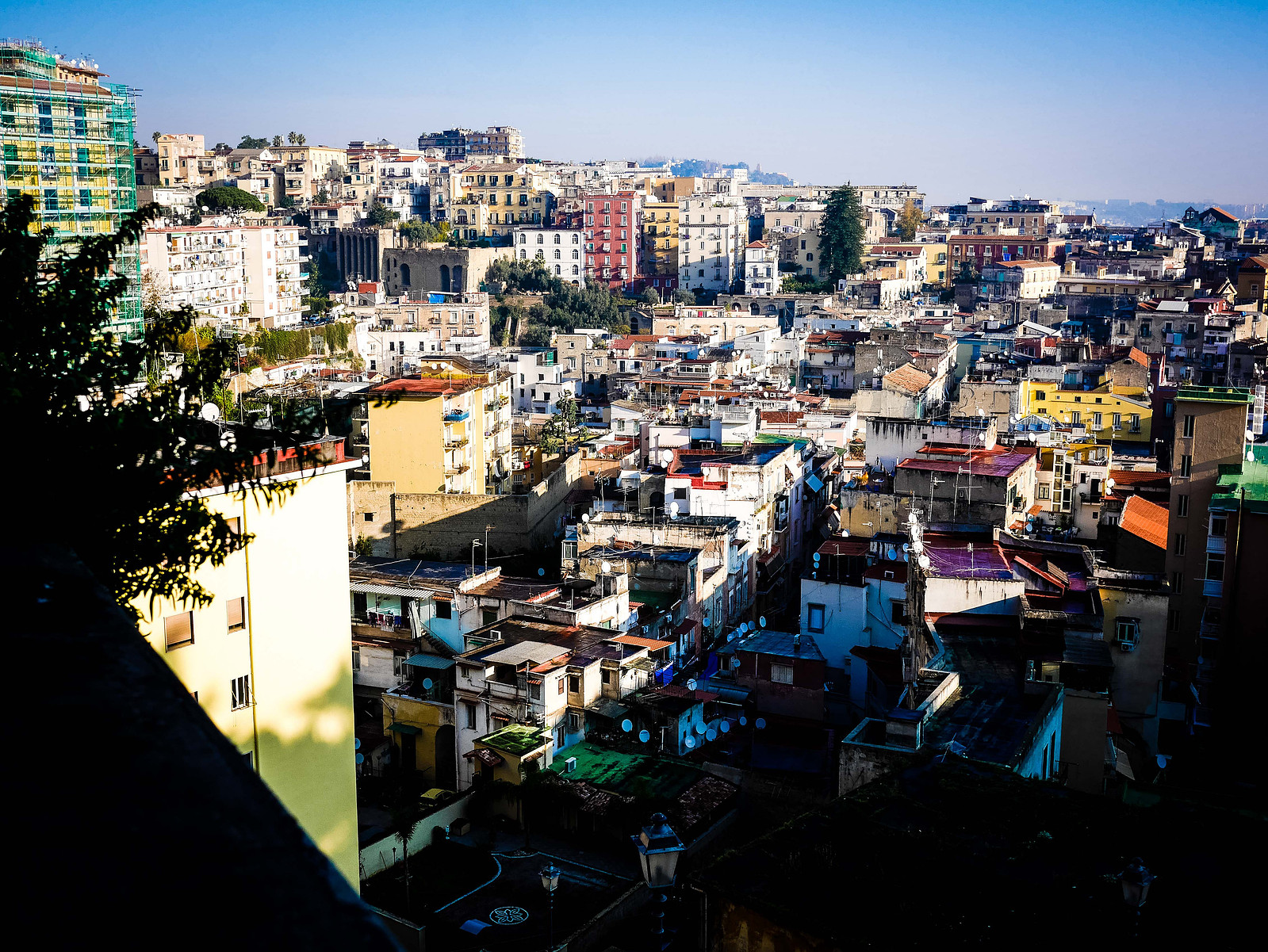 Panorama sur la ville de Naples.