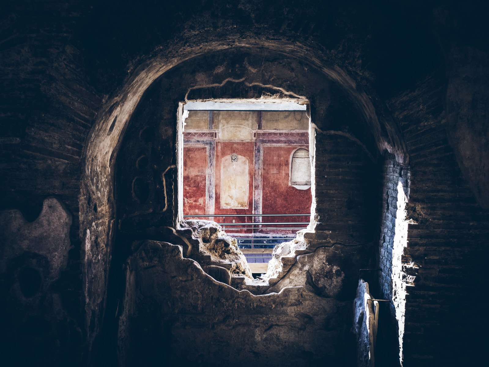 Des ruines à Pompéi.