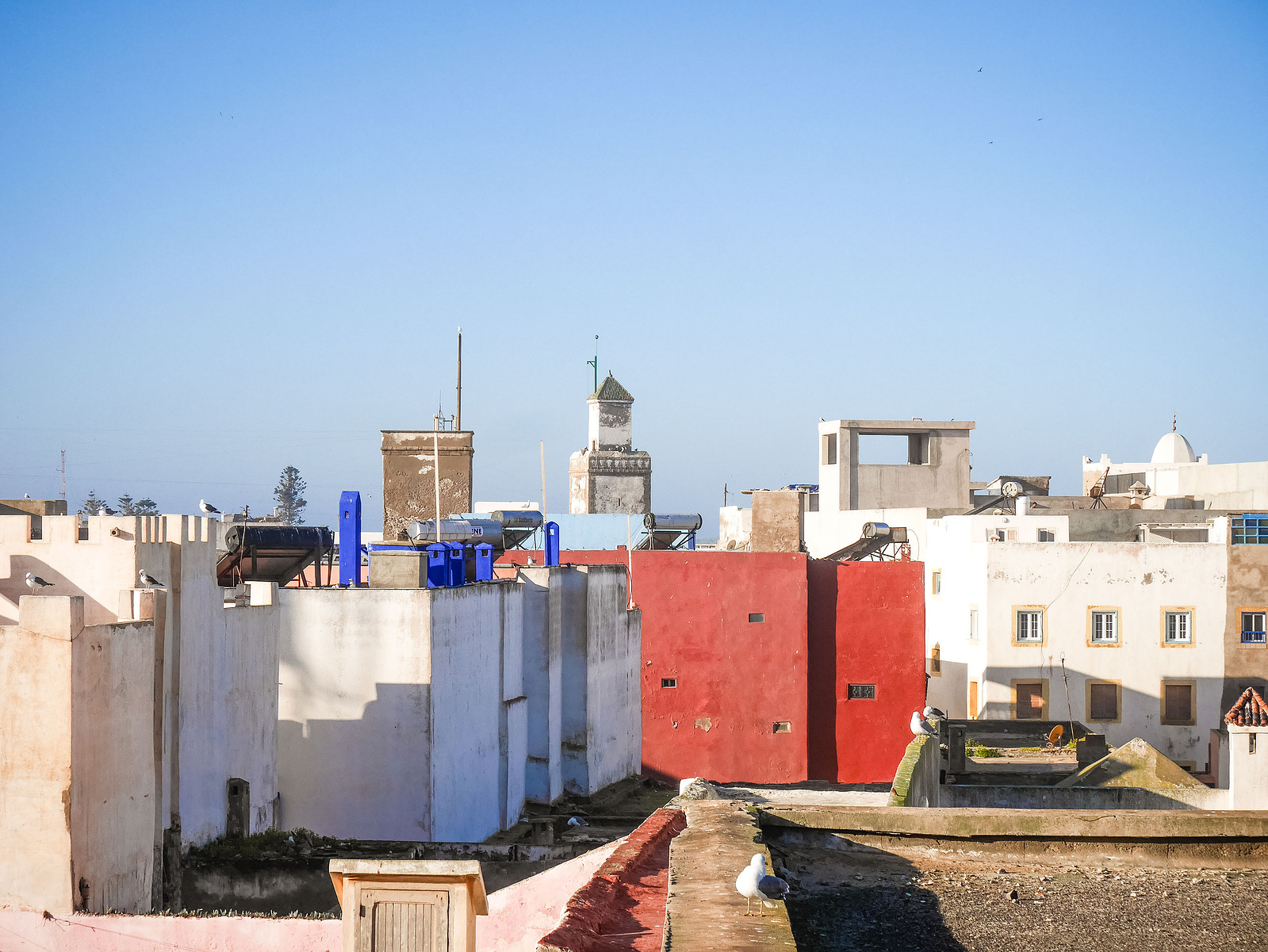 Les toits de la médina d'Essaouira.