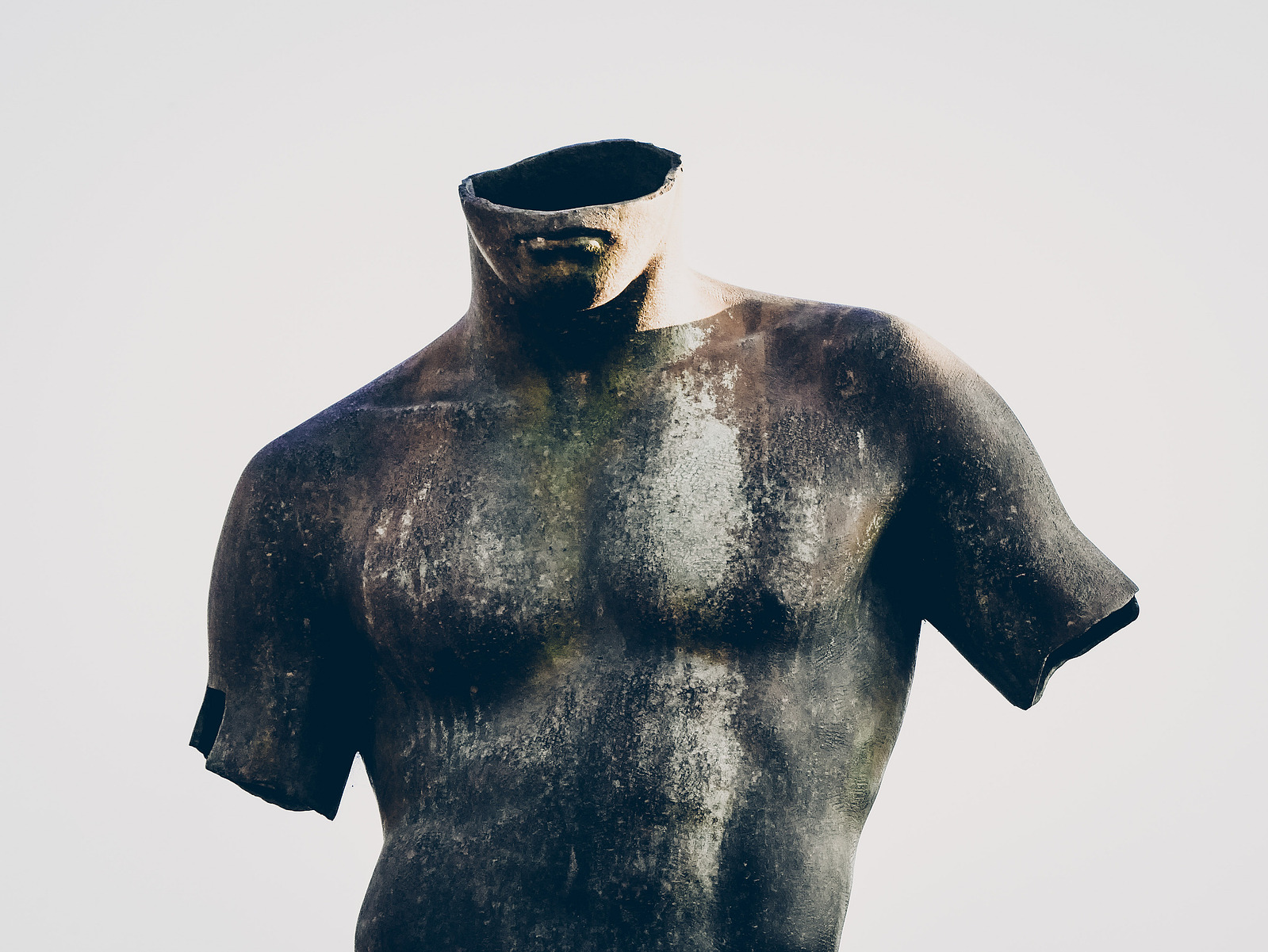 Une statue à Pompéi.