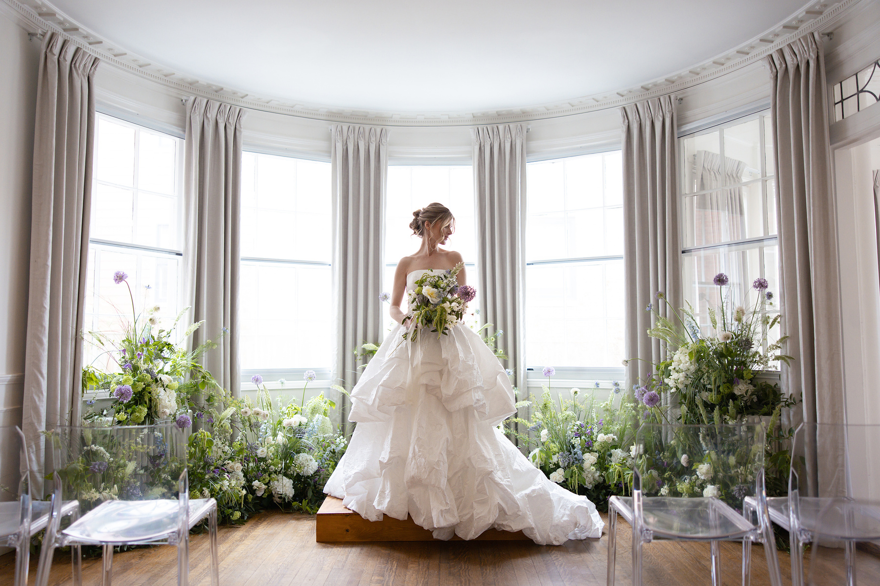 Elegant New England wedding inspiration at The Blind Tiger with planning by By Emma B.