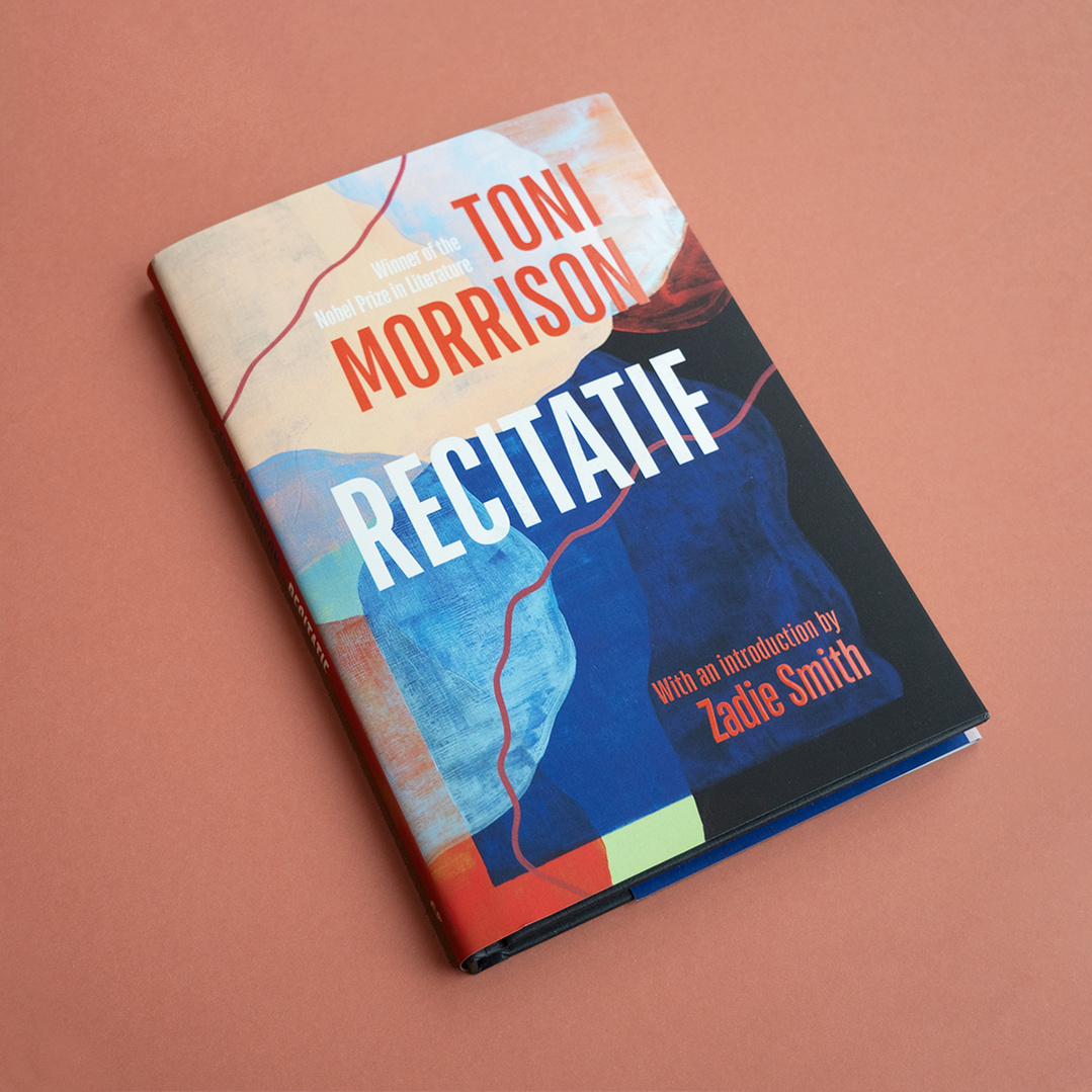 Photo of book cover by Millie Toyin Olatjeu. The book is Recitatif by Toni Morrison