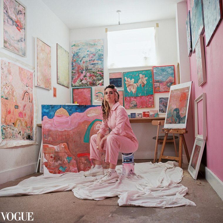 Yanis Angel - Portrait Photography - London - Artist in studio | Shereen Tabet