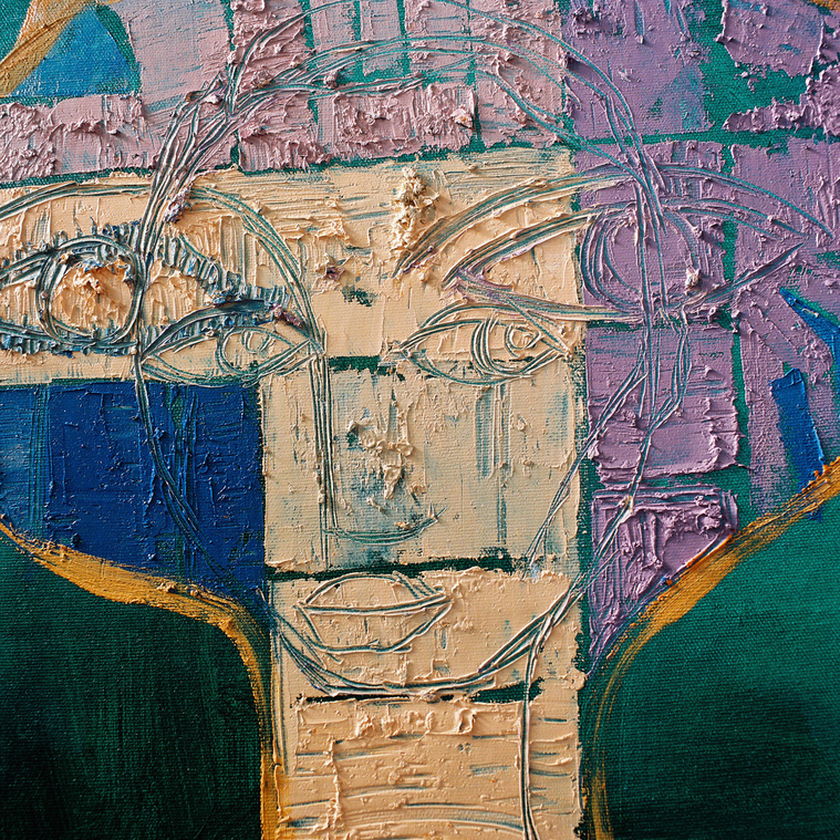 Yanis Angel - Portrait Photography - London - Painting detail | Isaac Emokpae